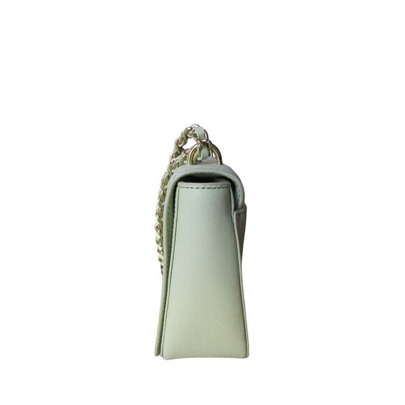 Tory Burch Robinson Mint Julep Floral Purse - Picture 4 of 8